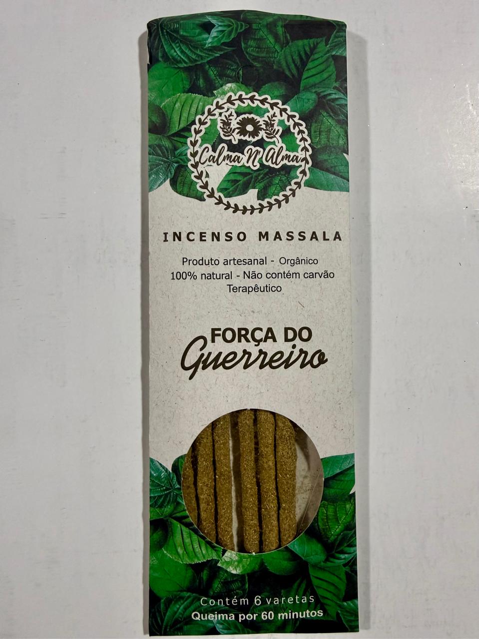 INCENSO LINHA CALMA N'ALMA OLÍBANO - FORÇA DO GUERREIRO